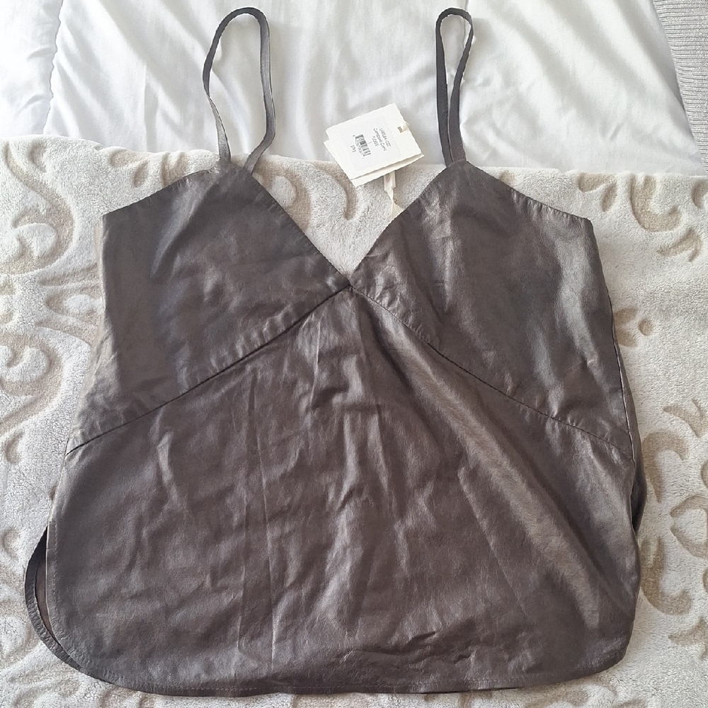 Chic Charcoal Camisole Top